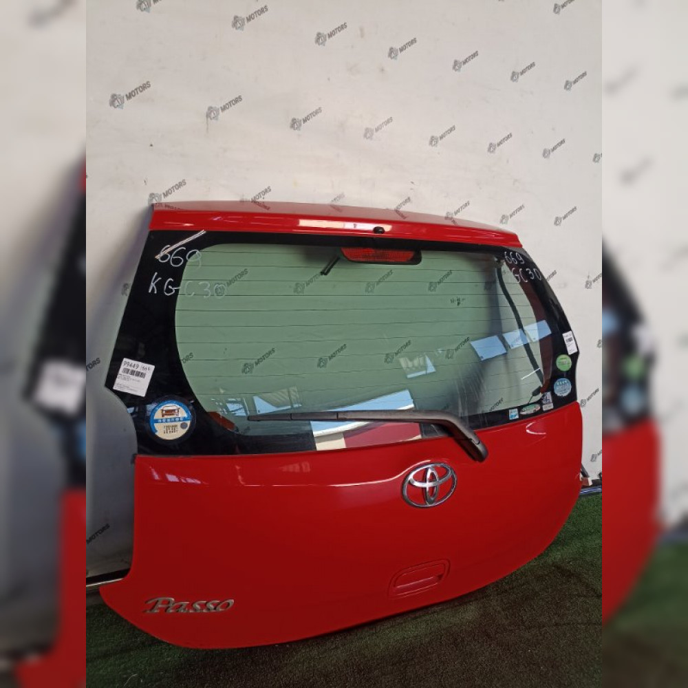 дверь багажника на Toyota Passo KGC30 1KR-FE, арт. 99449